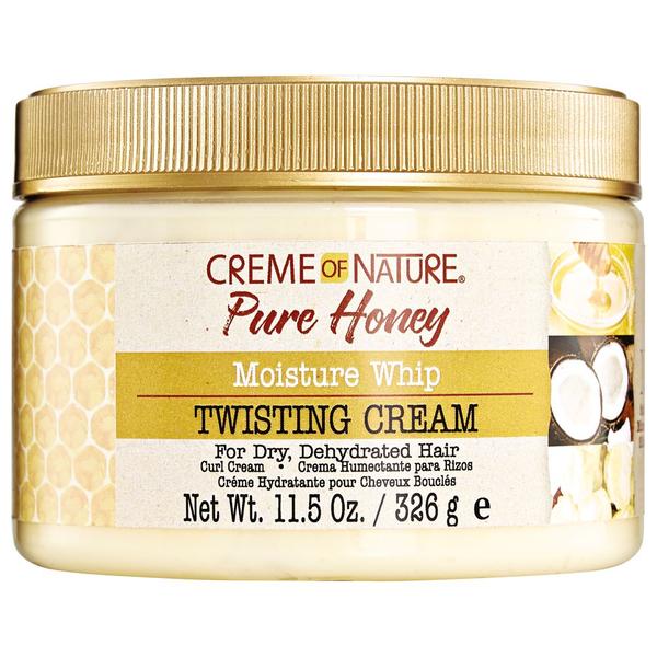 Creme of Nature Pure Honey Twisting Cream 11.5 oz / 340 ml - For Defined & Moisturized Curls