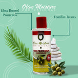 Olive Moisture Heat Protector Hair Serum: Thermal Defense & Shine for All Hair Types 6 oz