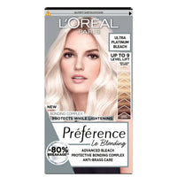 L'Oréal Préférence Ultra Platinum Bleach for Up to 9 Levels of Lift & Hair Protection