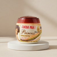 Princess Cocoa Paa Cocoa Butter Cream Intense Moisture & Softness for Dry Hair & Skin 460g/16.23 oz