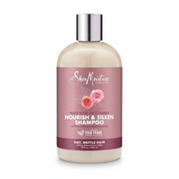 Shea Moisture Peace Rose Oil Complex Nourish & Silken Shampoo 13 oz / 384 ml - For Dry, Delicate Hair
