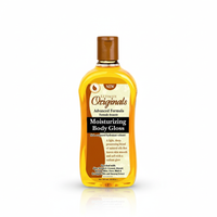 Africa's Best Ultimate Originals Moisturizing Body Gloss – Deep Hydration & Brilliant Shine for Natural & Textured Hair 12 Oz