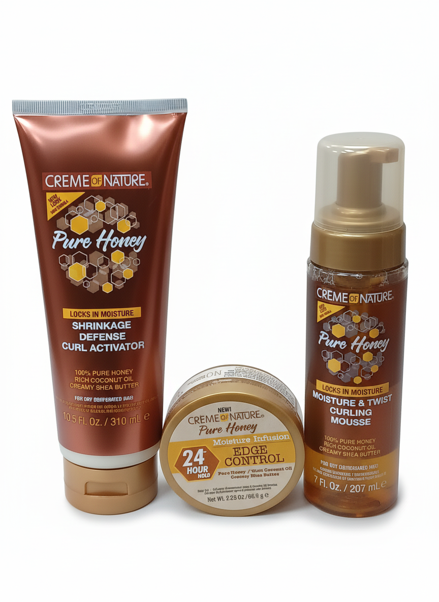 Cream of Nature Curl Activator Kit - For Defined, Frizz-Free Natural Curls