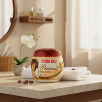 Princess Cocoa Paa Cocoa Butter Cream Intense Moisture & Softness for Dry Hair & Skin 460g/16.23 oz