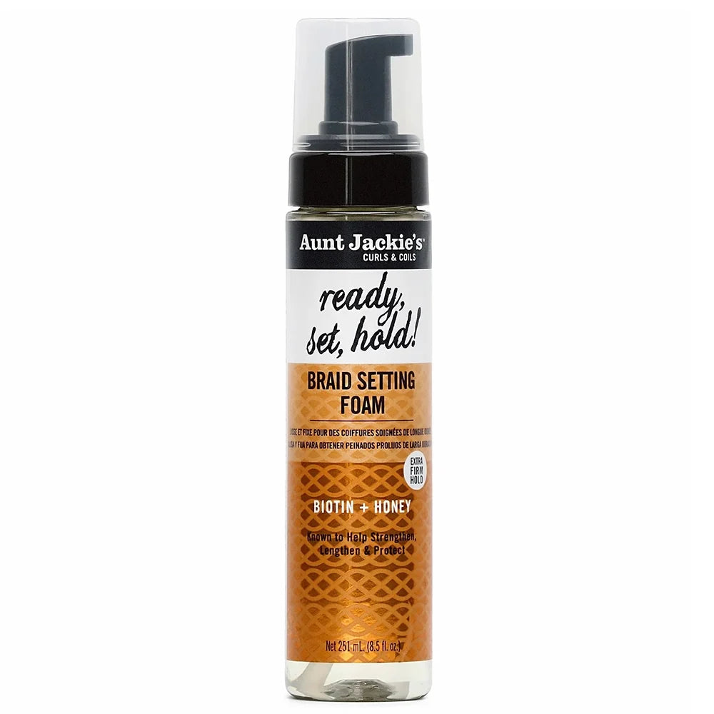 Aunt Jackie's Ready, Set, Hold! Braid Setting Foam 8.5oz