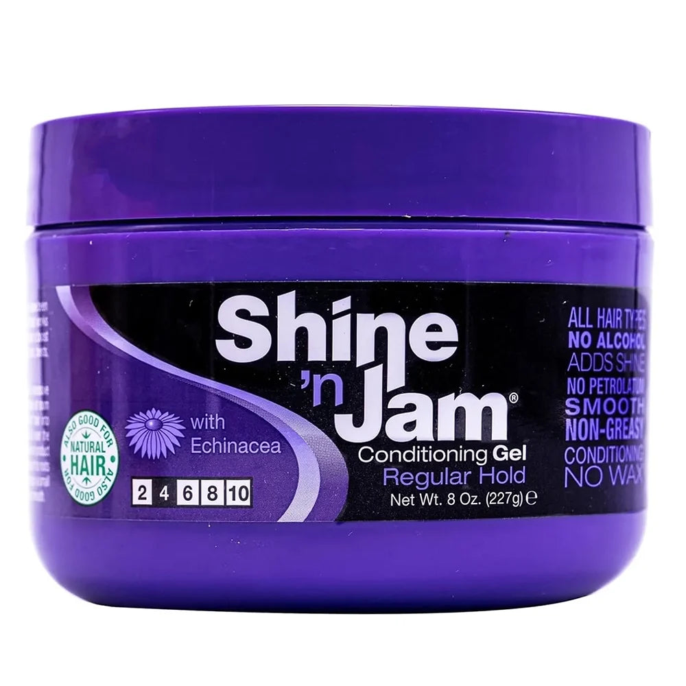 Shine 'n Jam Conditioning Gel - Frizz Control & Definition for Natural Hair Styles