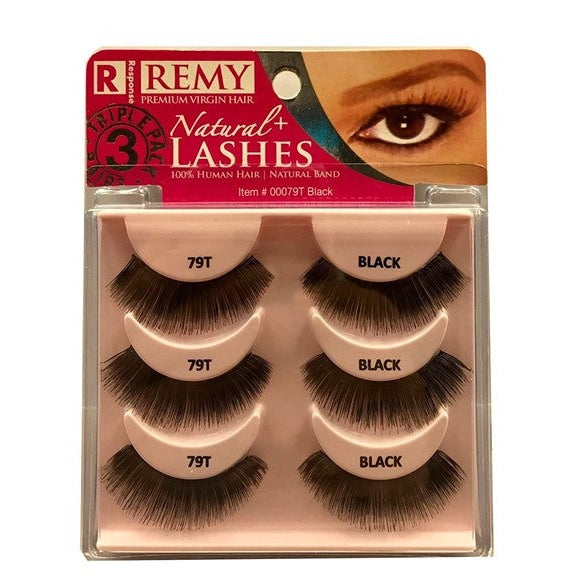 Response Remy Natural Plus Lashes 79: Premium Human Hair for Effortless Natural Volume