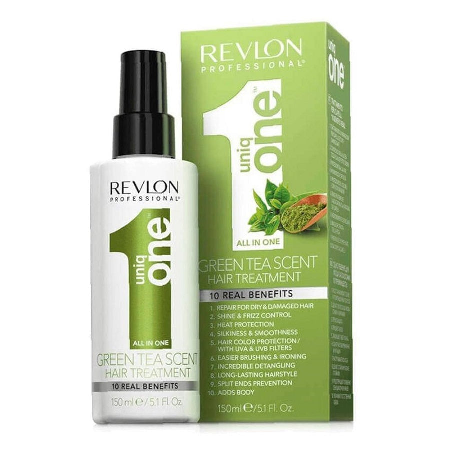 Revlon Professional Uniq One Green Tea Scent All-in-One Hair Treatment for All Hair Types 150ml/5.07 oz