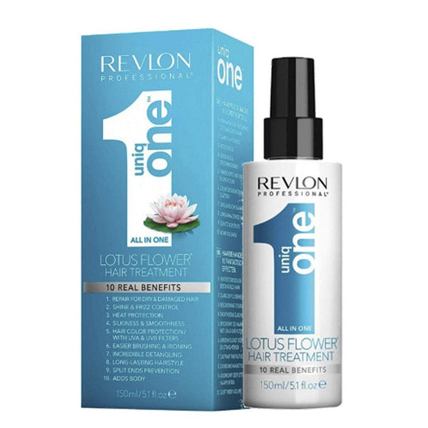 Revlon Professional Uniq One Lotus Flower Hair Treatment: All-in-One Hair Solution for All Hair Types 150ml/5.07 oz