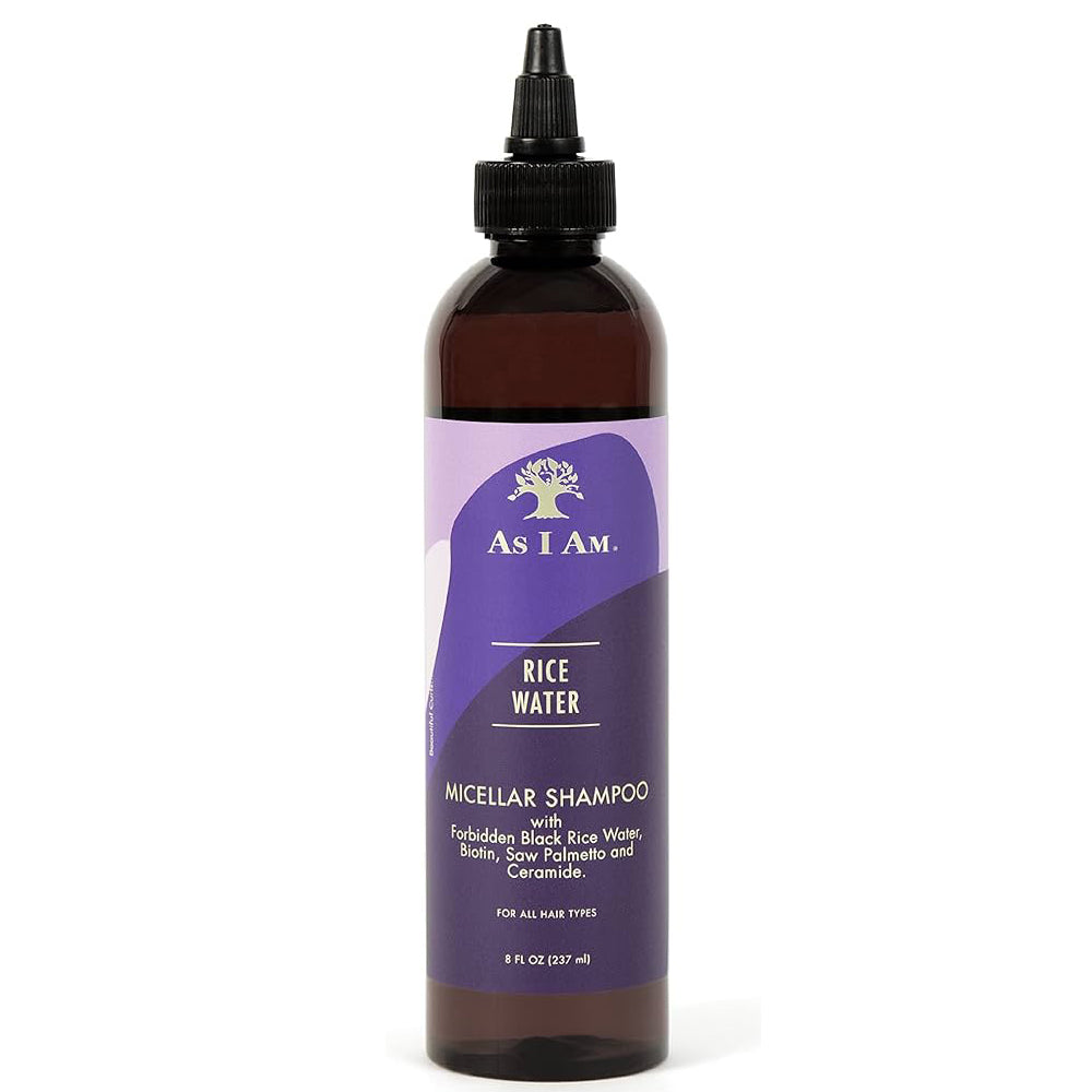 As I Am Rice Water Shampoo Strengthens & Promotes Growth for Natural Hair 8 oz