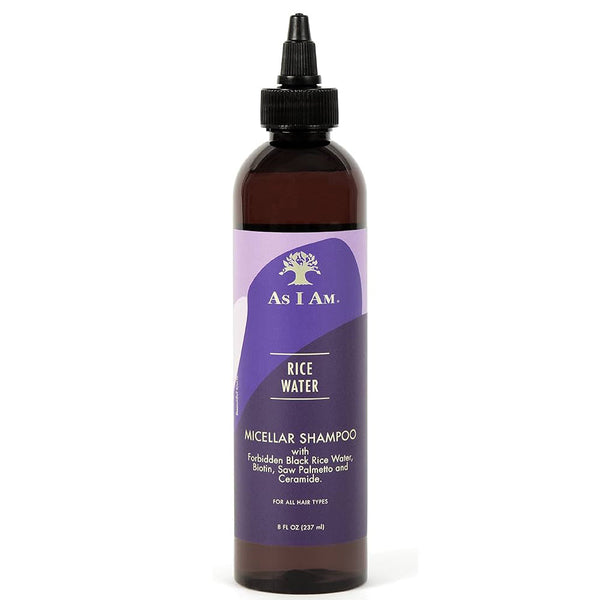 As I Am Rice Water Shampoo Strengthens & Promotes Growth for Natural Hair 8 oz