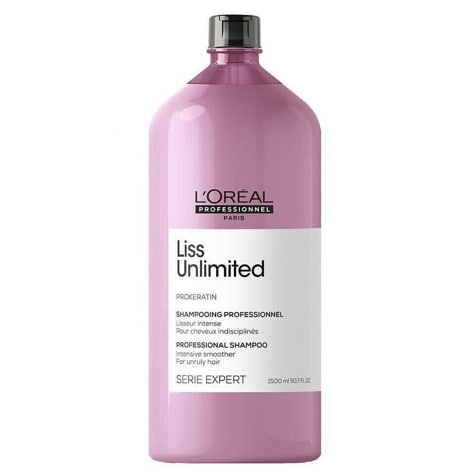 L'Oréal Professionnel Serié Expert Liss Unlimited Shampoo for Smooth, Frizz-Free Unruly Hair 1500 ml/50.72 oz