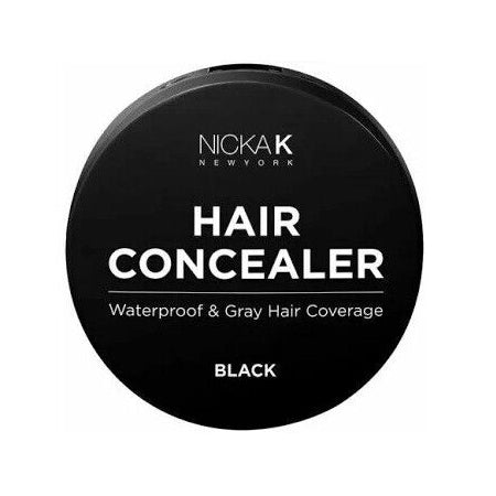 Nicka K New York Hair Concealer Black: Instant Grey Root & Thinning Hair Coverage for All Hair Types 4.3 g/0.15 oz