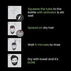 Cameleo Men Hair Color Cream 3.0 Dark Brown – Ammonia-Free Grey Coverage for Men's Hair, Beard & Moustache