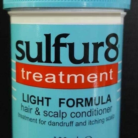 Sulfur 8 Treatment Light Formula Hair & Scalp Conditioner for Itchy Scalp & Dandruff Relief - 200ml / 6.76 oz
