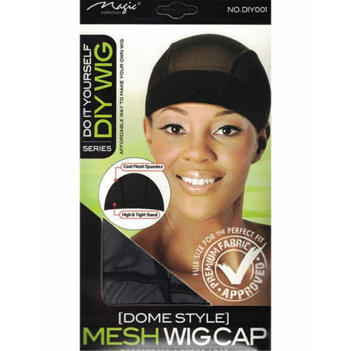 Magic Collection DIY Wig Dome Style Mesh Wig Cap No.DIY001 - Secure & Breathable Foundation for DIY Wig Makers