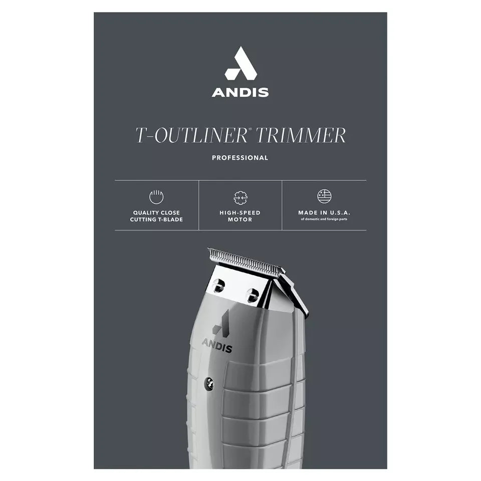 Andis T-Outliner Trimmer: Precision Edging & Close Cuts for Barbers & Home Grooming