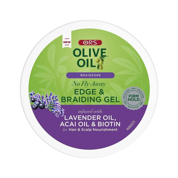 ORS Olive Oil Braidzone No Fly-Away Edge & Braiding Gel 227g