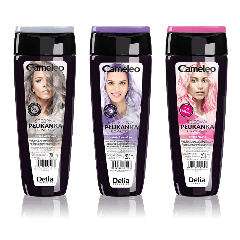 Delia Cameleo Hair Toner Neutralising Yellow Tones & Enhancing Cool Shades for Blonde, Grey & Lightened Hair 200ml / 6.76 oz