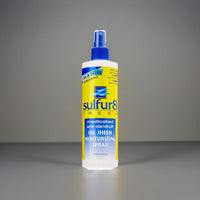 Sulfur8 Medicated Oil Sheen Moisturizing Spray for Dandruff Relief & Shiny Hair 12oz