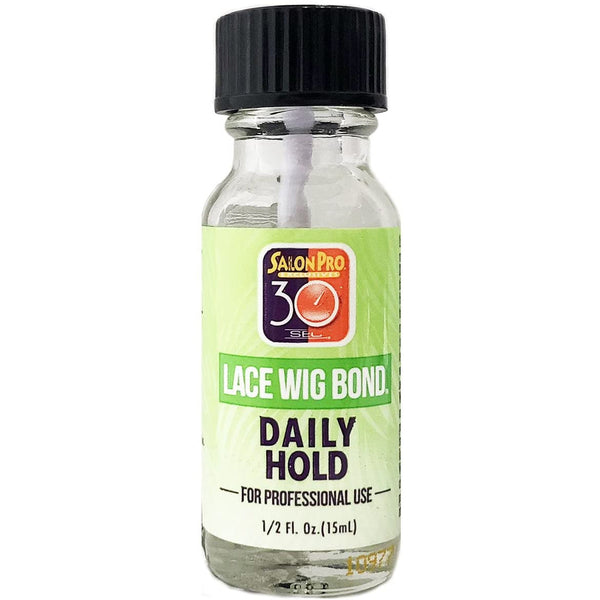 Salon Pro 30 Sec Lace Wig Bond Daily Hold for Secure Wigs & Toupees 15ml/0.51 oz