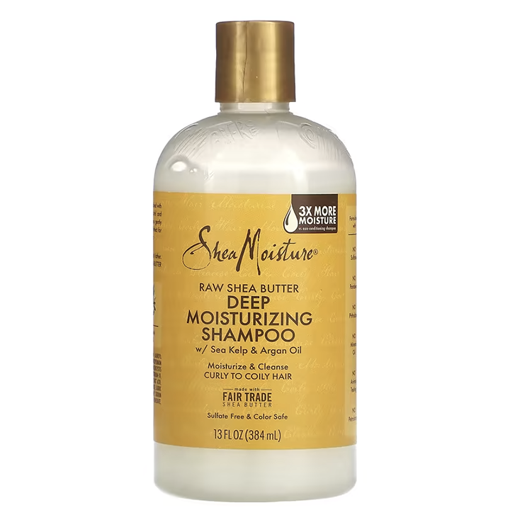 Shea Moisture Raw Shea Butter Deep Moisturizing Shampoo 13 oz / 384 ml - For Dry, Damaged & Natural Hair
