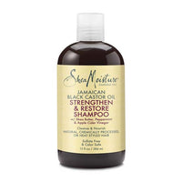 Shea Moisture Jamaican Black Castor Oil Strengthen & Restore Shampoo 13 oz / 384 ml - For Damaged, Chemically Treated & Natural Hair