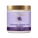 Shea Moisture Purple Rice Water Strength & Color Care Masque 8 oz / 237 ml - For Colour-Treated & Brittle Hair