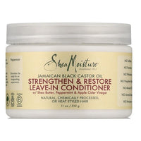 Shea Moisture Jamaican Black Castor Oil Strengthen & Restore Leave-In Conditioner 11 oz / 325 ml - For Breakage-Prone & Damaged Hair