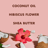 SheaMoisture Coconut & Hibiscus Curl & Shine Shampoo & Conditioner – Curl-Defining, Frizz Control, 24 oz Family Size