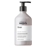 L'Oréal Professionnel Serié Expert Silver Shampoo Anti-Yellow Tones for Grey, White or Light Blonde Hair 500 ml/16.91 oz