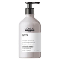 L'Oréal Professionnel Serié Expert Silver Shampoo Anti-Yellow Tones for Grey, White or Light Blonde Hair 500 ml/16.91 oz