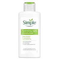 Simple Hydrating Light Moisturiser: Gentle Daily Hydration for Sensitive Skin 125ml/4.23oz