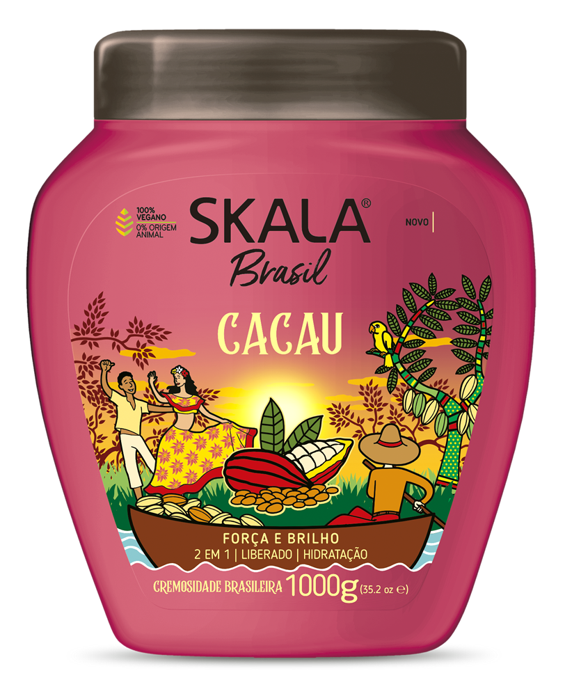 Skala Brasil Cacau Hair Treatment Cream Strength & Shine 1000g