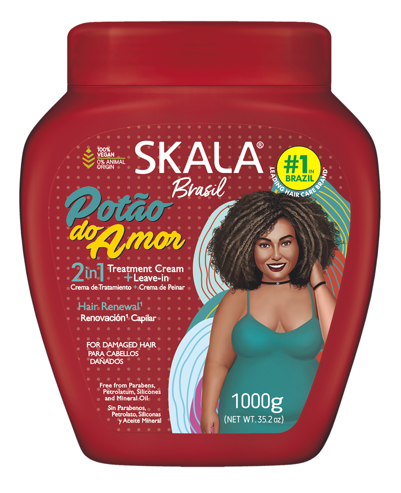 Skala Brasil Potão do Amor Hair Treatment Cream Repair & Shine 1000g