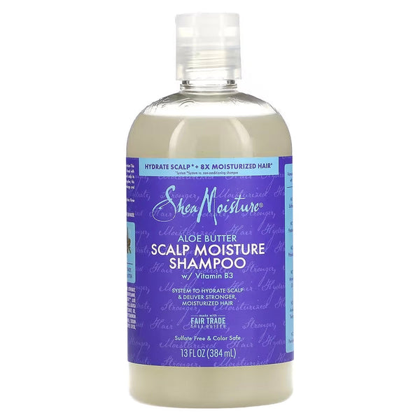 Shea Moisture Aloe Butter Scalp Moisture Shampoo 13 oz / 384 ml - For Dry Scalp & Less Breakage