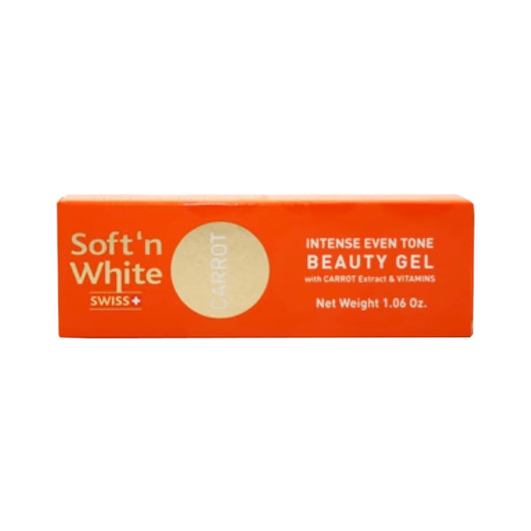 Soft'n White Swiss+ Carrot Intense Even Tone Beauty Gel for Brighter Skin & Dark Spots 30g