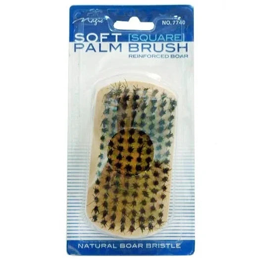 Magic Collection Soft Palm Brush - Square (No.7740) Gentle Detangling & Styling for All Hair Types