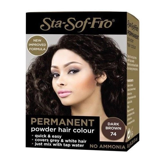 Sta-Sof-Fro Permanent Powder Hair Colour: Vibrant, Long-Lasting Colour for All Hair Types 8g/0.28 oz