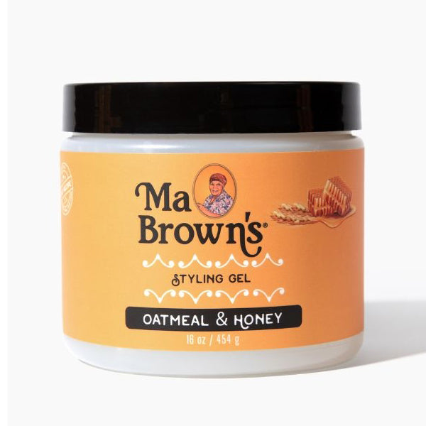 Ma Brown's Styling Gel: Strong Hold & Frizz Control for All Hair Types 16 oz