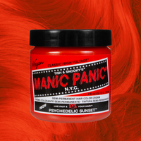 Manic Panic Semi-Permanent Hair Color Cream | Psychedelic Sunset for Vibrant, Conditioning Colour & Bold Expression 118ml