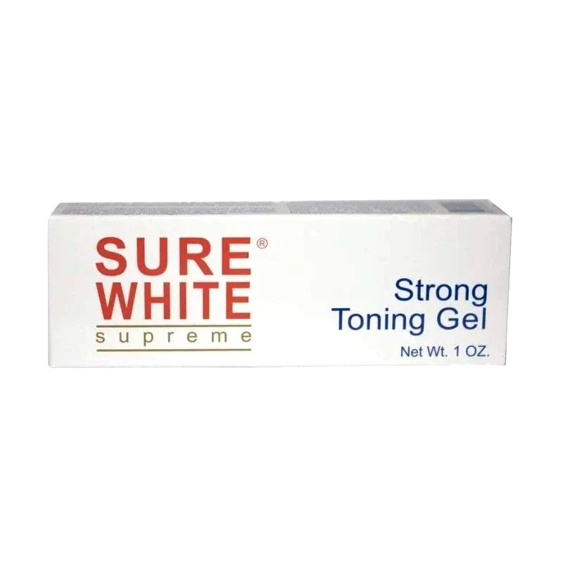 Sure White Strong Toning Gel for Enhanced Hair Strength, Definition & Vibrancy 1 oz