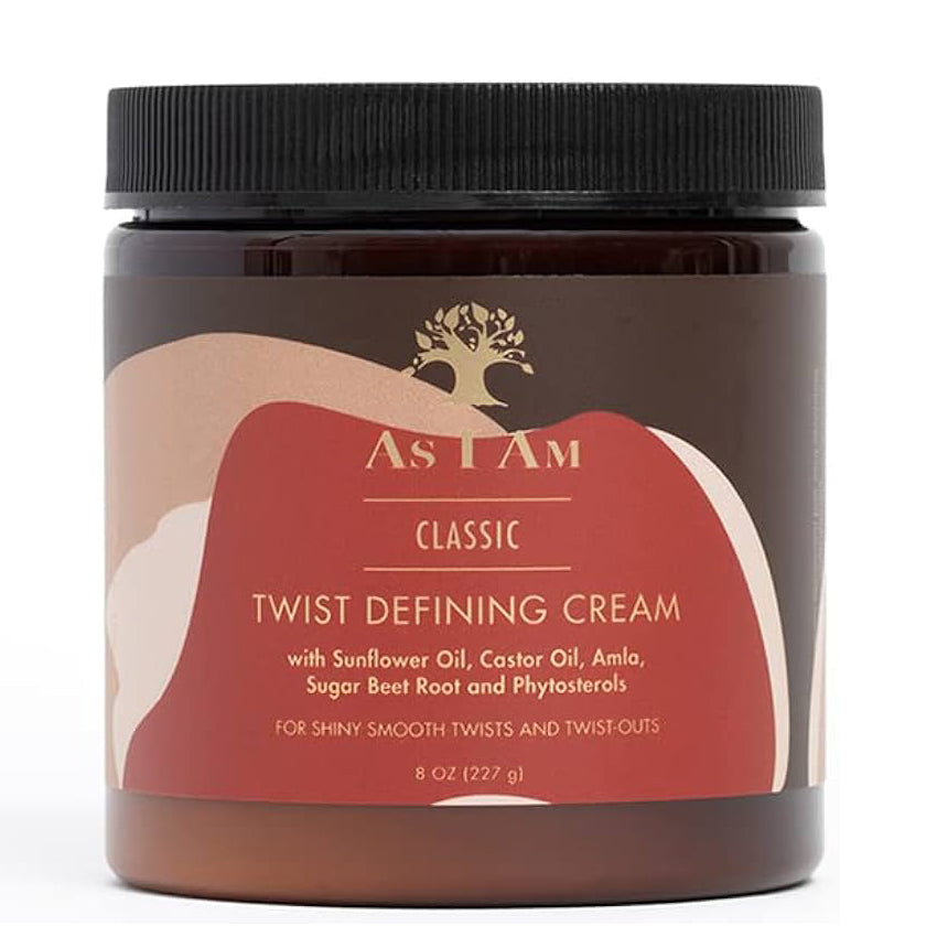 As I Am Twist Defining Cream Frizz-Free Coils & Twists for Curly & Coily Hair 8 oz
