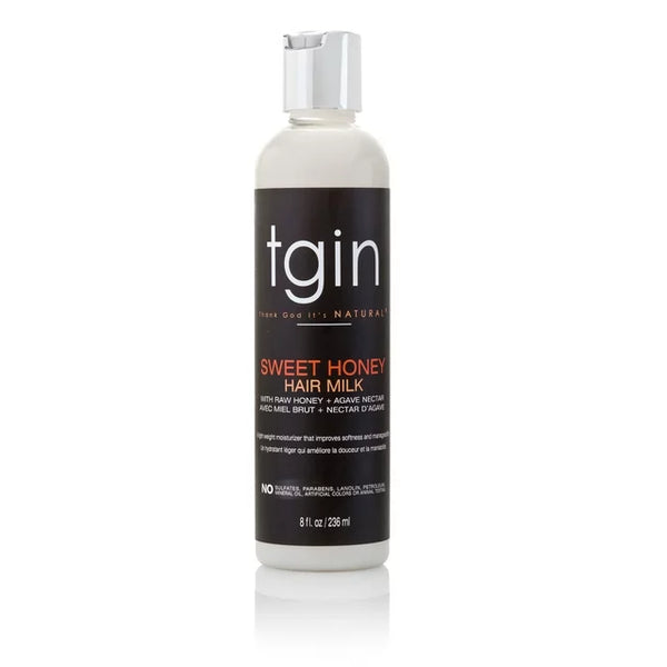 TGIN Sweet Honey Hair Milk: Hydrating & Defining for Curly & Coily Hair - 236ml / 7.98 oz