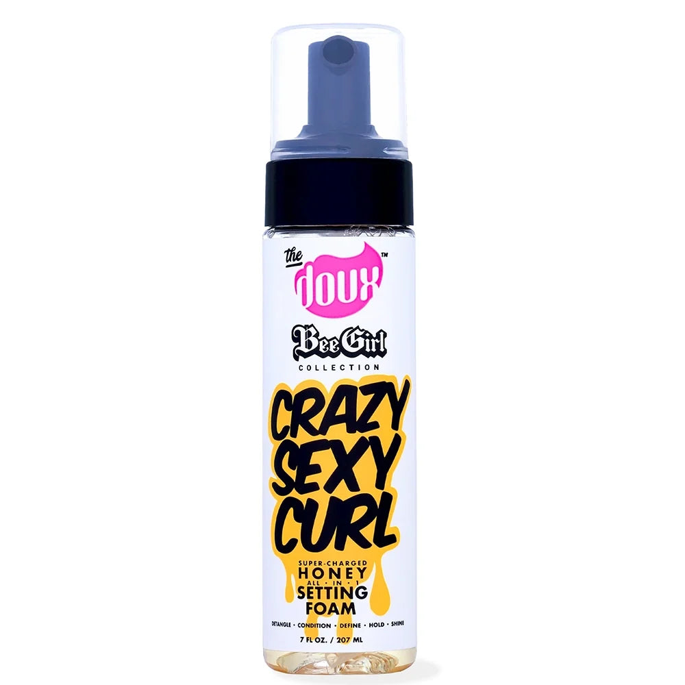 The Doux Crazy Sexy Curl Honey Setting Foam 7oz All-in-1 Styling Mousse