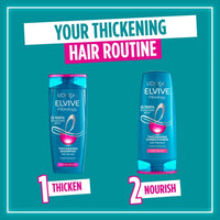 L'Oréal Elvive Fibrology Thickening Conditioner Volumising & Thickening for Fine, Thinning Hair 400ml