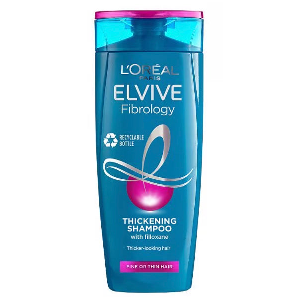 L'Oréal Elvive Fibrology Thickening Shampoo for Fine, Limp Hair 400 ml/13.53 oz
