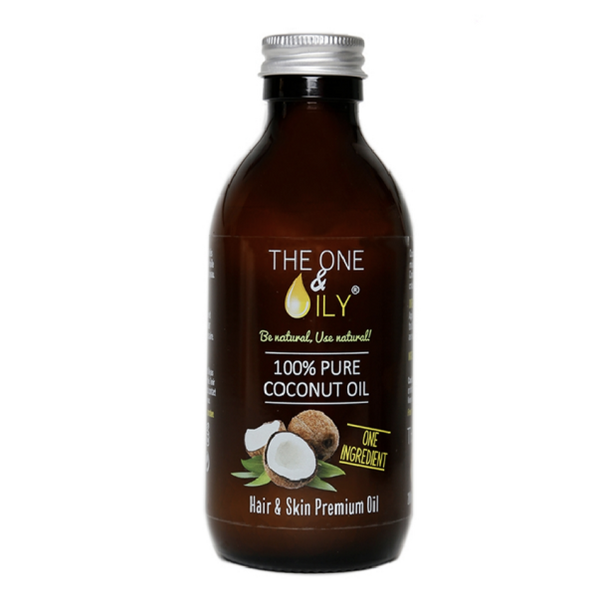 The One & Oily 100% Pure Coconut Oil for Hair & Skin - Nourishing & Hydrating 200ml/6.76 oz