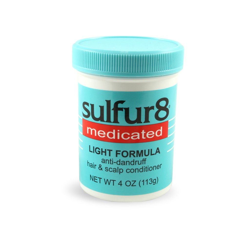 Sulfur 8 Medicated Light Formula Hair & Scalp Conditioner - Controls Dandruff & Itch for Healthy Hair & Scalp 100ml/3.38 oz