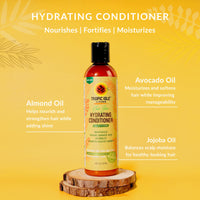 Tropic Isle Living Hair Gro Hydrating Conditioner Moisture and Detangling 237 ml/8.0 oz